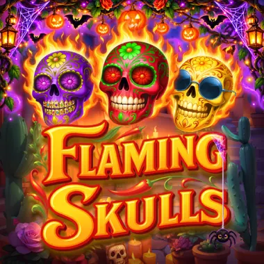 Flaming Skulls game tile